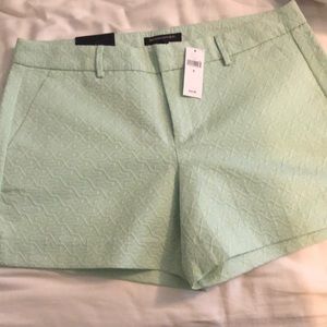 NWT banana republic mint shorts sz 8
